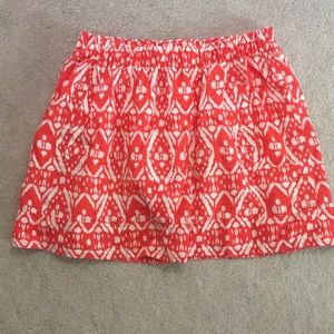 tribal print skirt